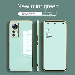 เคสโทรศัพท์มือถือ ยางซิลิโคน 6D เคลือบเงา ป้องกันกล้อง สําหรับ Xiaomi Redmi Note 12s A2 12 Pro 5G 12 Pro+ Plus 12 Pro 4G