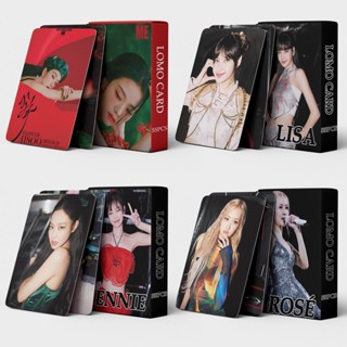 การ์ดโลโม่ อัลบั้ม BLACKPINK ROSE LISA JENNIE JISOO จํานวน 54 ชิ้น ต่อกล่อง