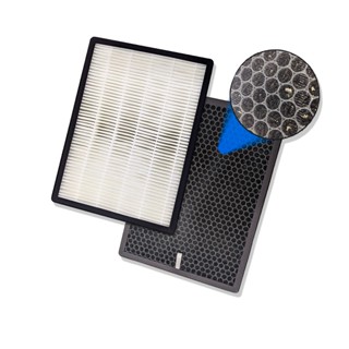 WIMAN HEPA Filter แผ่นกรองอากาศ 1 ชุด มี 2 แผ่น ( Hepa PM2.5 &amp; คาร์บอน ) สำหรับแอร์ 3000 บีทียู วิมานแอร์