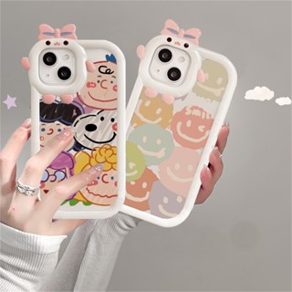 เคสโทรศัพท์มือถือ ซิลิโคนนุ่ม ลายสนูปปี้ หน้ายิ้ม สําหรับ Realme C55 10 C30 C31 C33 C35 C21Y C25Y RealmeC11 C25 C17 C15 C12 C3 C2 7i 5 5i 6i 9i Narzo 30A 50A Prime HOSTR