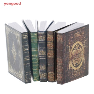 (YGD) โมเดลหนังสือจิ๋ว 1:12 อุปกรณ์เสริม สําหรับตกแต่งบ้านตุ๊กตา 3 ชิ้น ต่อชุด