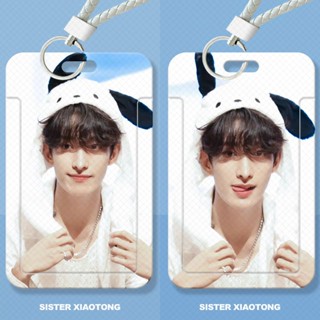 สินค้าใหม่ พร้อมส่ง SEVENTEEN Lee Seokmin กระเป๋าใส่บัตรอาหาร บัตรรถบัส บัตรประจําตัวประชาชน ลายการ์ตูนดาว สําหรับนักเรียนหญิง