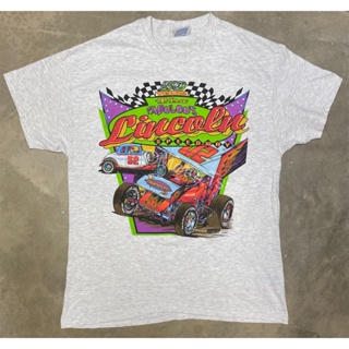 เสื้อยืด ลาย Lincoln Speedway ครบรอบ 50 ปี 2002 สไตล์วินเทจ ขนาดใหญ่