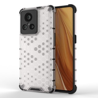 เคสพลาสติก TPU โปร่งแสง ลายรังผึ้ง สําหรับ Realme GT2 Explorer Master