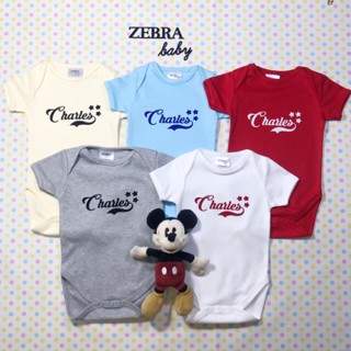 Zebras บอดี้สูทเด็ก ชื่อส่วนบุคคล 180฿ 1 tqe0