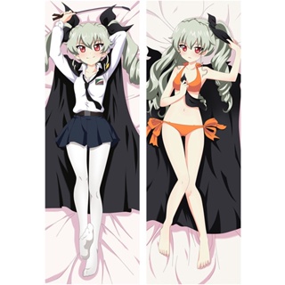 ปลอกหมอน ลายการ์ตูนอนิเมะ GIRLS Und PANZER Saori Takebe Dakimakura 3D สองด้าน เหมาะกับของขวัญ สําหรับผู้ชาย และผู้หญิง