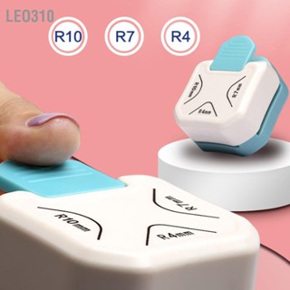 Leo310 Corner Rounder Punch 3 in 1 R4 R7 R10 มัลติฟังก์ชั่นประหยัดแรงงานเครื่องตัดมุมกระดาษเจาะ