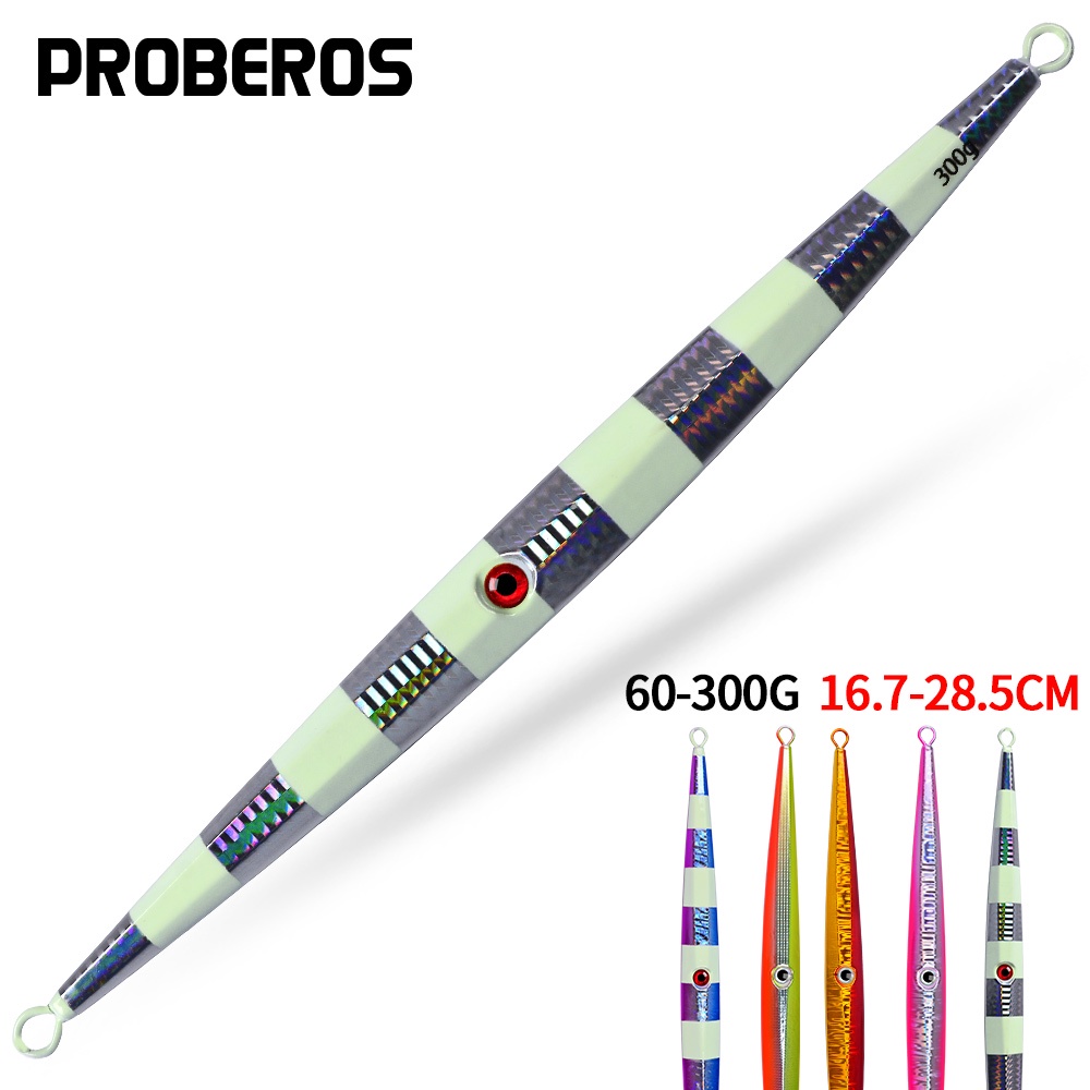 Proberos เหยื่อตกปลาโลหะ 60 กรัม-300 กรัม 1 ชิ้น
