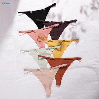 【HODRD】Women Underwear Seamless Sexy Soft Solid Color T-Back Bikini Breathable【Fashion】