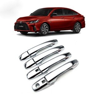 ฝาครอบมือจับประตูไฟฟ้า แบบพิเศษ ดัดแปลง สําหรับ Toyota Yaris Ativ 2023 Vios 2023