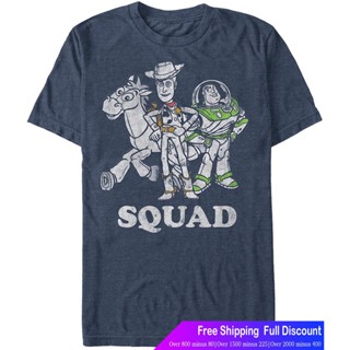 Tee ดิสนีย์เสือยืดผู้ชาย เสื้อบอดี้โ Fifth Sun Mens Disney Toy Story Squad T-Shirt T-Shirt-7y