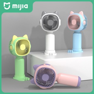 พัดลม พัดลมมือถือ พัดลมตั้งโต๊ะ พัดลมพกพากลางแจ้ง Small Fan, Mini Handheld usb charging Creative Desktop Student fan