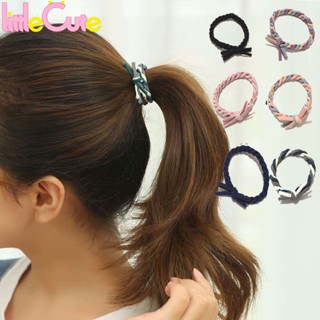 Scrunchies ยางรัดผมหางม้า แบบยืดหยุ่น สุ่มสี