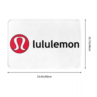 ใหม่ Lululemon (3) พรมปูพื้นห้องน้ํา ผ้าสักหลาด กันลื่น ดูดซับน้ําได้ดี แห้งเร็ว 16x24 นิ้ว พร้อมส่ง