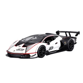 Bburago โมเดลรถยนต์ของเล่น 1:24 Lamborghini Essenza SCV12 สีขาว