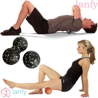 LANFY Peanut Massage Ball Double Ball For Spine Shoulder Physical Trigger Point Fitness Yoga Herapy Myofascial Body Massage Myofascia Ball Peanut Massage Ball