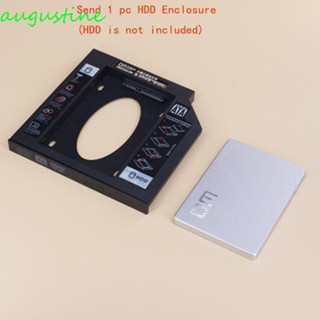 Augustine Optibay Sata 3.0 To Cd-Rom Dvd ฮาร์ดดิสก์ไดรฟ์ Hdd 9.5มม.เคสพลาสติก Ssd 2.5นิ้ว Enclosure อะแดปเตอร์