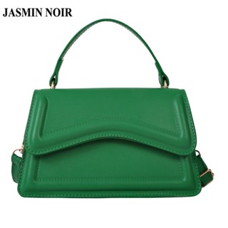 Jasmin NOIR กระเป๋าถือ กระเป๋าสะพายไหล่ หนัง PU ขนาดเล็ก มีตัวล็อค สําหรับสตรี