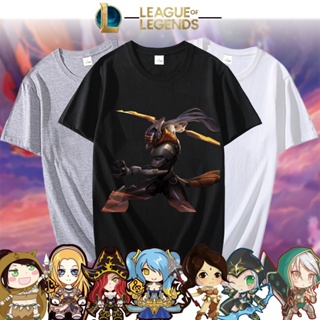 2023NEXเสื้อเชิ้ตชาย League of Legends เสื้อยืดสไตล์เกาหลี เสื้อวินเทจผญ วินเทจ เสื้อยีด เสื้อคู่วินเทจ เสื้อผู้ชายเท่_0