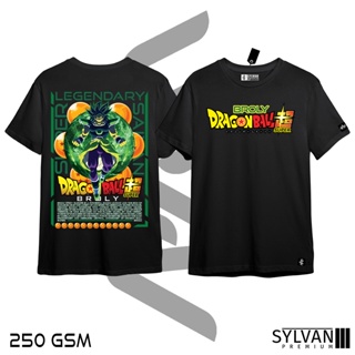 【ใหม่】Sylvan Anime Shirt Dragon Ball Broly Design 1 250 GSM Premium Cvc Cotton