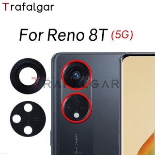 เลนส์กระจกกล้องด้านหลัง แบบเปลี่ยน พร้อมสติกเกอร์กาว สําหรับ OPPO Reno8 T 5G Reno 8T 5G CPH2505