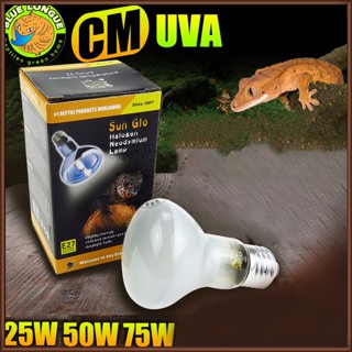 Jaz โคมไฟกลางวัน Uva 25W 50W 75W สําหรับสัตว์เลื้อยคลาน เต่า จิ้งจก 1 ชิ้น