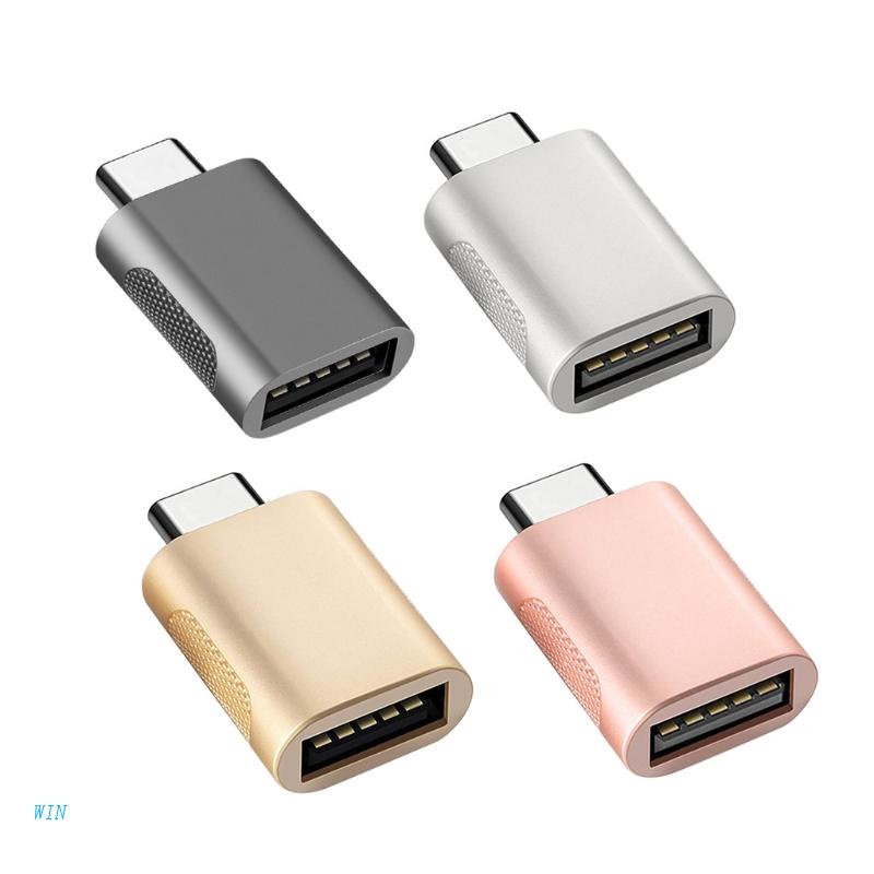 Win อะแดปเตอร์ USB-C เป็น USB 3.0 Type-C ตัวเมีย เป็น USB ตัวผู้ สําหรับอุปกรณ์ Air 2020 Pro 2020 Ty
