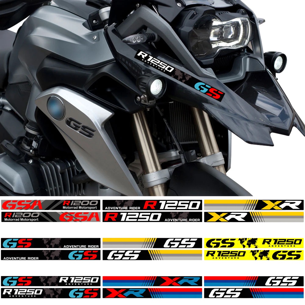 สติกเกอร์สะท้อนแสง ติดกระจกหน้ารถจักรยานยนต์ สําหรับ BMW 40 YEARS XR RT GS R1250 RT R1200 F850 F750 Adventure Rider