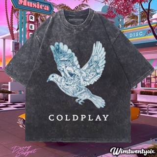 เสื้อยืด โอเวอร์ไซซ์ พิมพ์ลาย Wimtwentysix "coldplay full of star" | เสื้อยืด สไตล์วินเทจ