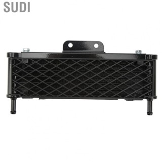 Sudi Engine Oil Cooler Easy Operation High Hardness Aluminum Black Motorcycle Oil Cooler for ATV