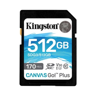 512 GB SD CARD (เอสดีการ์ด) KINGSTON CANVAS GO PLUS (SDG3/512GB)