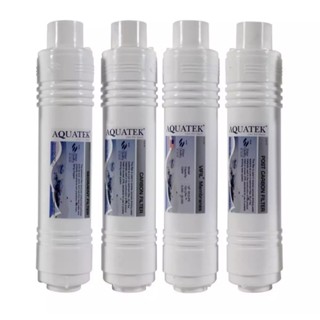 เครื่องปั่น ชุดไส้กรอง Aquatek  AM100  Inline  4-5 ขั้นตอน ฟรี สาย 3 เมตร ข้องอ 8 ชิ้น