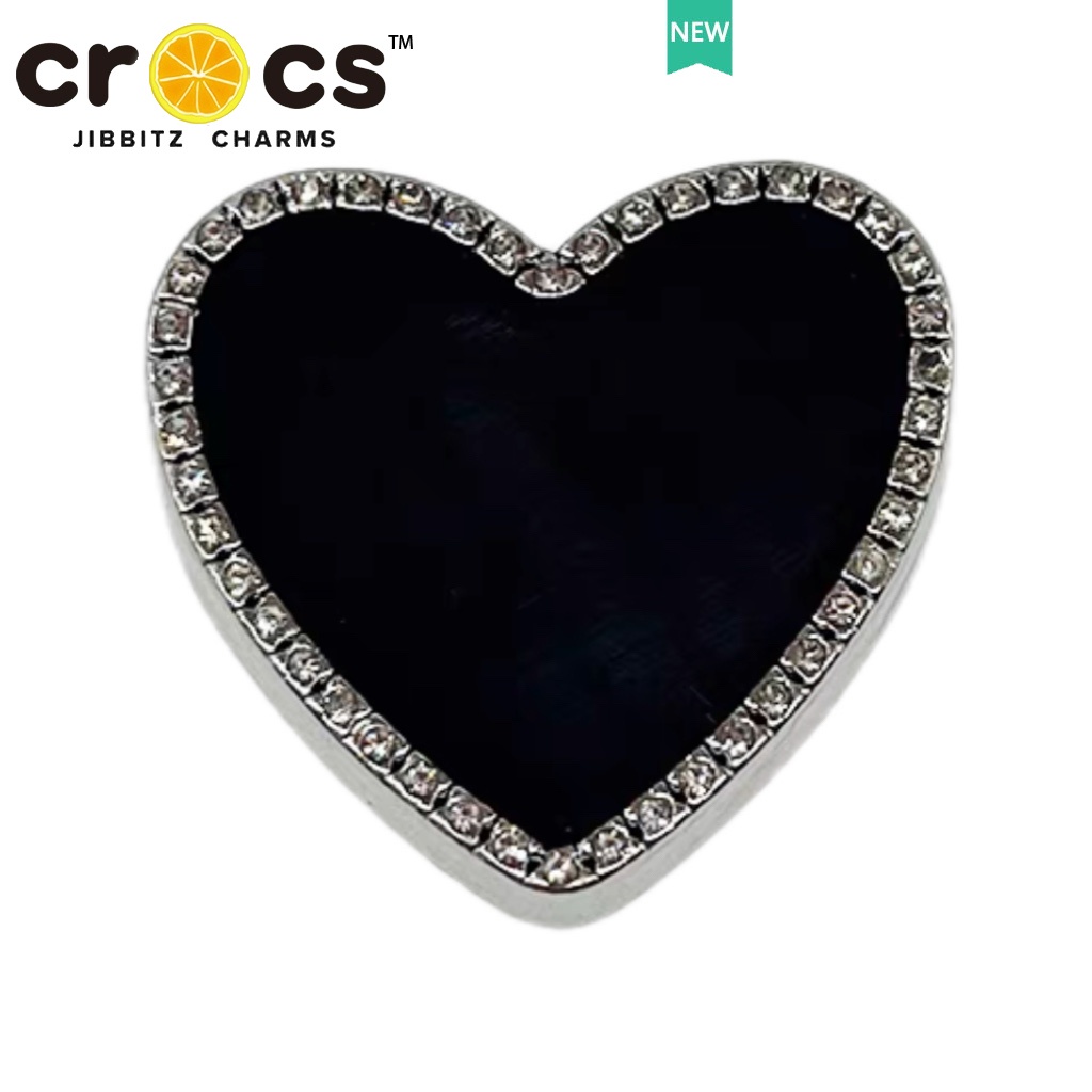 JIBBITZ cross charms ตัวติดรองเท้า พังก์ดำDIY2025 ตัวติดรองเท้า cross
