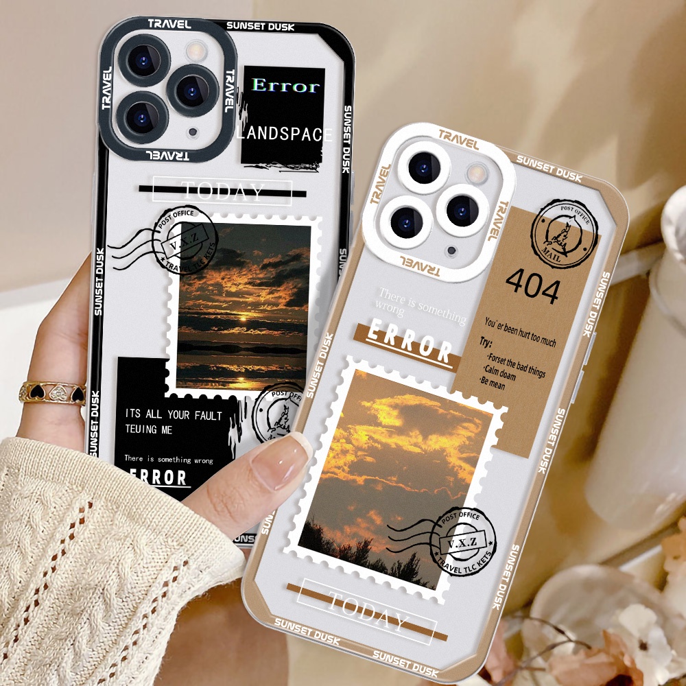 เคสไอโฟน เคสโทรศัพท์มือถือ พระอาทิตย์ตก ภูมิทัศน์ สําหรับ for iPhone 11 7 8 Plus XR 13 12 14 15 Pro Max X XS SE 2020