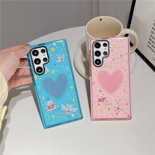 CASETIFY เคสโทรศัพท์มือถือแบบนิ่ม TPU ใส กันกระแทก ลายการ์ตูนหมีนางฟ้า【Love Fairy bear】สร้างสรรค์ สําหรับ Samsung Galaxy S23 Ultra Plus S22 Ultra S20 S21 Ultra Plus S20+