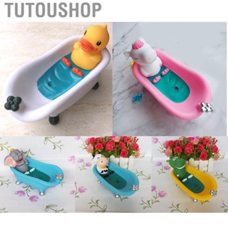 Tutoushop Cartoon Bath Soap Box Lovely Light Weight  Environment Friendly Good Hand Feeling Soap Holder for Bathroom