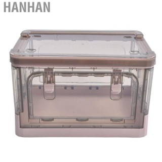 Hanhan Stackable Storage Bin  Double Door Collapsible Storage Bin  for Office for Home