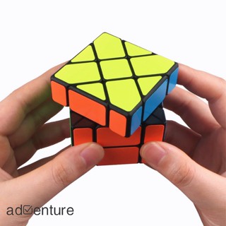 Adven Qiyi สติกเกอร์รูบิคปริศนา ความเร็ว 3x3 หลากสี ของเล่นสําหรับเด็ก