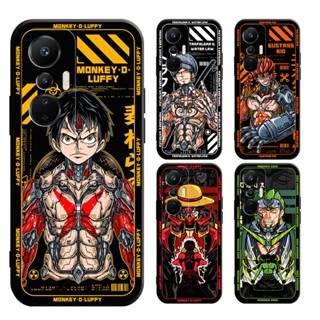 เคส Infinix Note 12 8 10 11 11S G88 G96  X676C X676B X671 X671B PRO 4G โทรศัพท์มือถือแบบนิ่ม ผิวด้าน ลายลูฟี่ LAW ZORO สีดํา สําหรับ