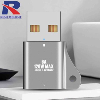 อะแดปเตอร์การ์ดรีดเดอร์ USB เป็น Type-C ตัวเมีย TF OTG สําหรับชาร์จ