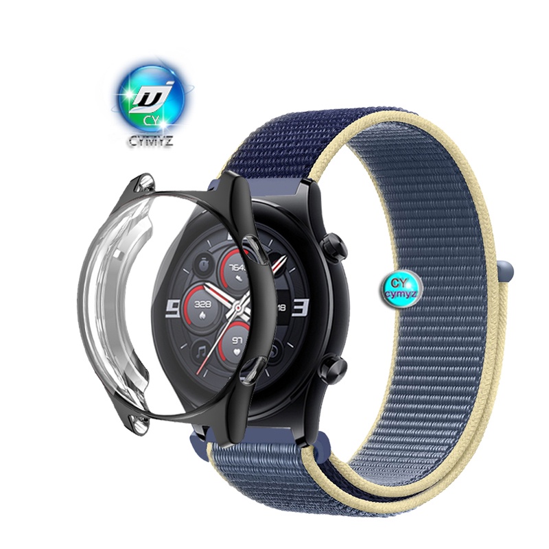 สายนาฬิกาข้อมือไนล่อน สําหรับ HONOR Watch GS 3 GS3 GS 4 WatchBand HONOR Watch GS 3 GS3 GS 4 GS 3 4