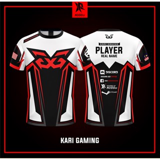 เสื้อกีฬาแขนสั้น ลายทีม baju raya KARI GAMING Jerseys kurta lelaki