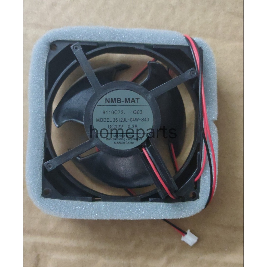 NMB-MAT รุ่น 3612JL-04W-S40 12V 0.3A 箱冰箱散热式式式式