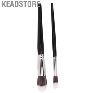 Keaostore Loose  Brush  Cosmetic Tool Professional Highlighter Brush 2pcs Ergonomic Soft Hair Portable Makeup  for Makeup Artist for Travel