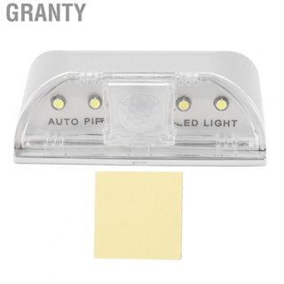 Granty PIR Motion Detector Light  Door Lock Lamp White Lighting Energy Saving Compact  for Toilets