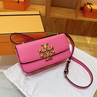 TORY BURCH ทอรี่ เบิร์ช กระเป๋าสะพายไหล่ ทรงสี่เหลี่ยม ลําลอง สําหรับผู้หญิง