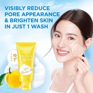 SENKA Perfect Whip Vit C Poreless Glow 100 กรัม เซนกะ วิปโฟม