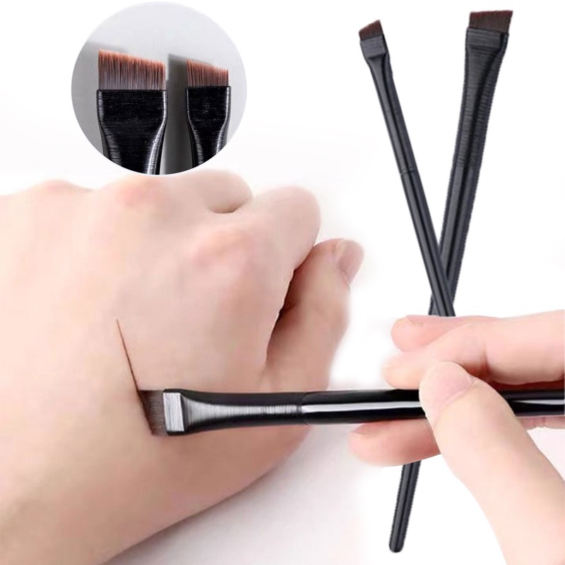 Professional Eyebrow Eyeliner Brush/Inclined Flat Angled Brush/ แปรงแต่งหน้า Women Cosmela