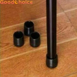 【Good】Chair Leg Cap 4pcs Anti-Scratch Black Cap Floor Protector Non-slip PVC【Ready Stock】