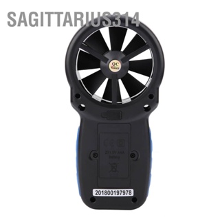 Sagittarius314 Professional USB LCD Digital Anemometer เครื่องวัดความเร็วลมแบบใช้มือถือเครื่องวัดอุณหภูมิอากาศ